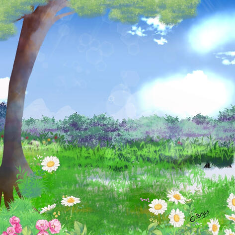 Detailed Background Ask me to make a clean (with or without linearts) background." 30$ USD